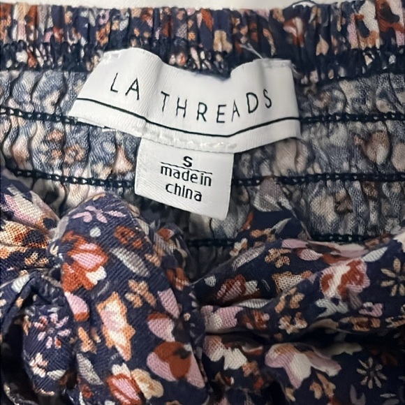 LA Threads Floral Print Off the Shoulder Midi Dress w/ Pockets - Picture 5 of 5